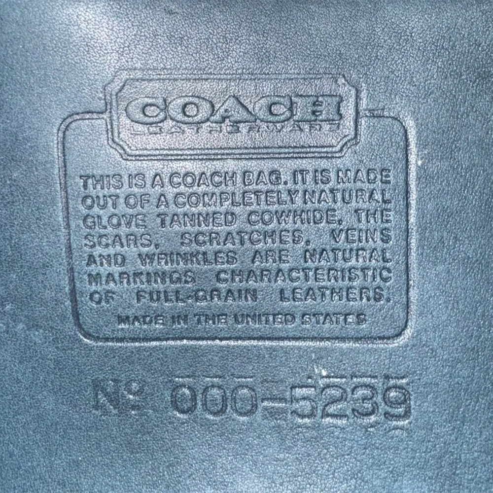 ❤️SOLD❤️Vintage Coach Navy Dover Bag #9900 - Picture 8 of 10